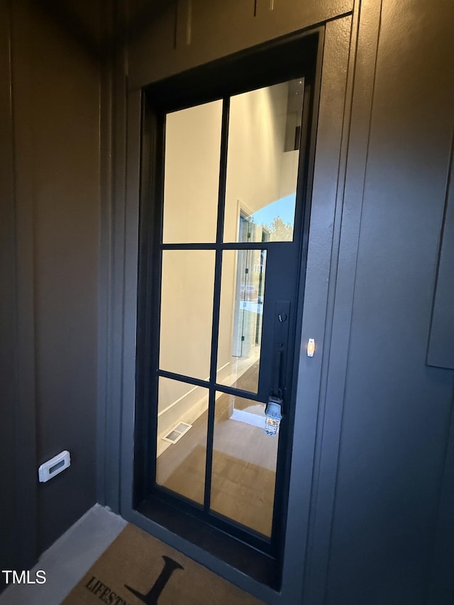 view of doorway to outside