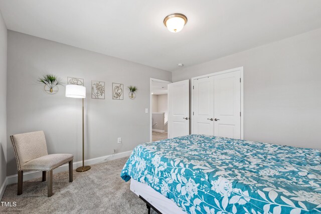 147 Antler Steel Dr, Clayton, NC 27527 - bedroom with baseboards, carpet flooring, and a closet