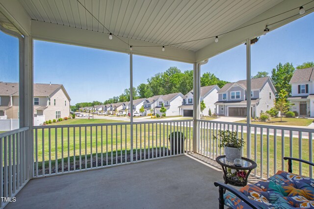 147 Antler Steel Dr, Clayton, NC 27527 - view of patio featuring a residential view