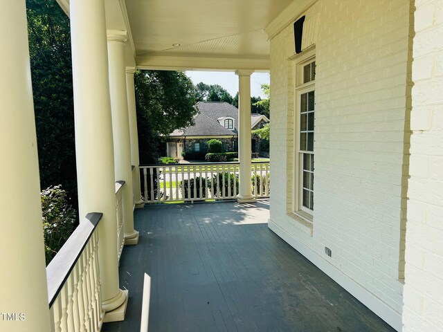 8729 Valentine Ct, Raleigh, NC 27613 - view of covered porch