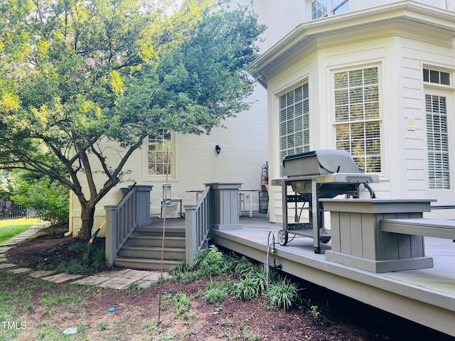 8729 Valentine Ct, Raleigh, NC 27613 - view of wooden deck