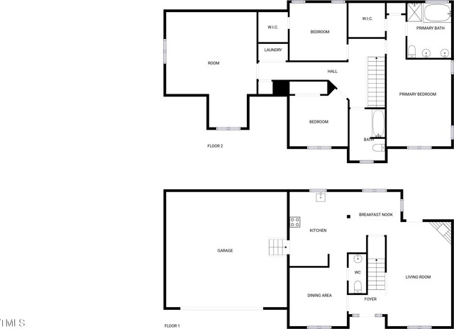517 Hidden Cellars Dr, Holly Springs, NC 27540 - plan