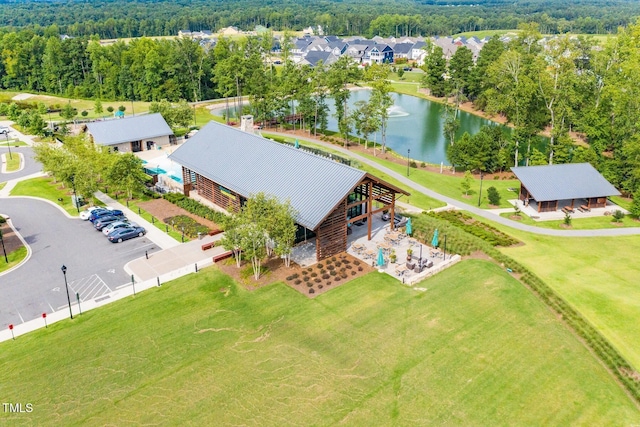 1720 Bright Lantern Way, Wendell, NC 27591 - drone / aerial view of a large body of water