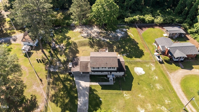 drone / aerial view