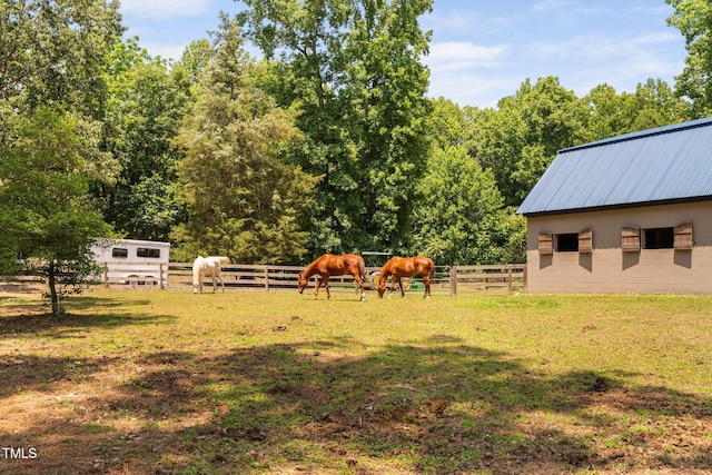 108 Cedarwood Dr, Louisburg, NC 27549 - view of yard featuring an outdoor structure