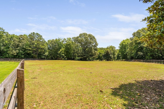 108 Cedarwood Dr, Louisburg, NC 27549 - view of yard with a view of countryside and a view of trees