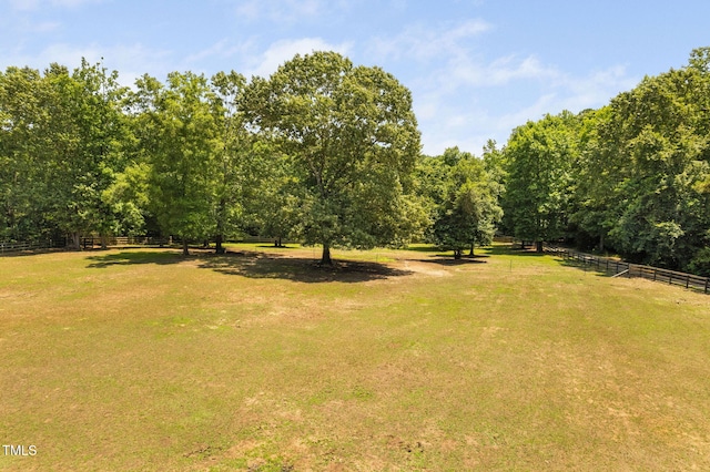 108 Cedarwood Dr, Louisburg, NC 27549 - view of yard with a view of countryside