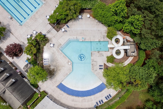 drone / aerial view