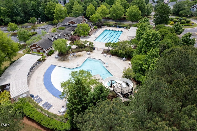 drone / aerial view