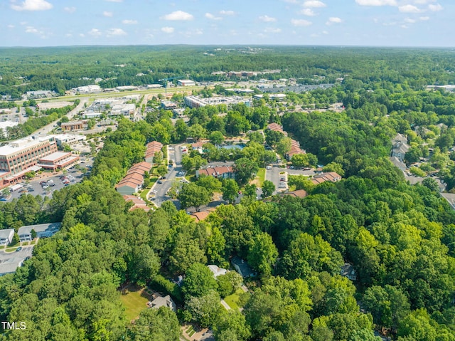 1605 Valley Run, Durham, NC 27707 - view of property location with a heavily wooded area