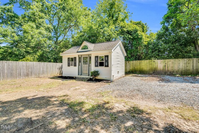 105 N 11th St, Erwin, NC 28339 - view of outbuilding with an outbuilding and a fenced backyard