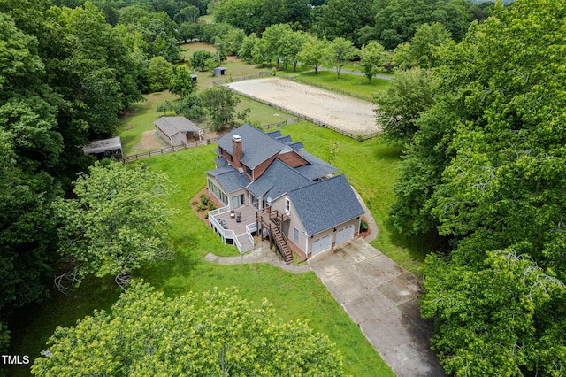 12823 Summerwind Trl, Rougemont, NC 27572 - aerial view of property and surrounding area