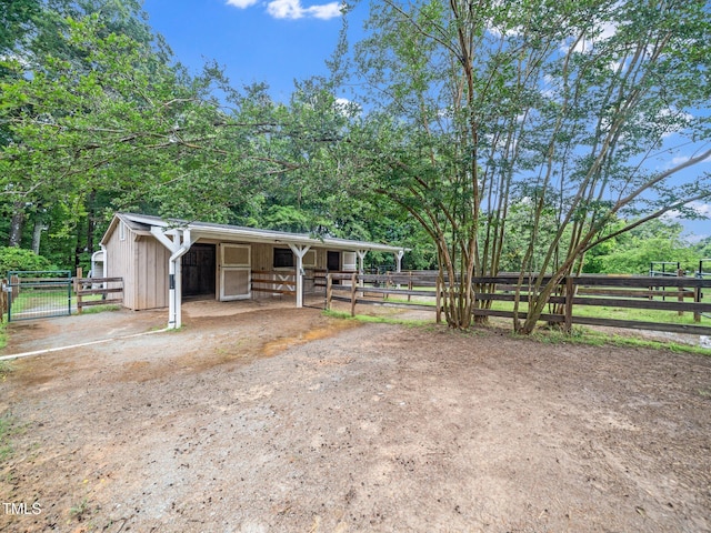 12823 Summerwind Trl, Rougemont, NC 27572 - view of horse barn