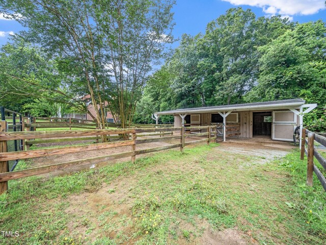 12823 Summerwind Trl, Rougemont, NC 27572 - view of yard featuring an exterior structure and an outdoor structure