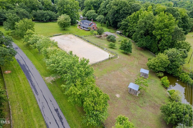 12823 Summerwind Trl, Rougemont, NC 27572 - aerial view of a large body of water