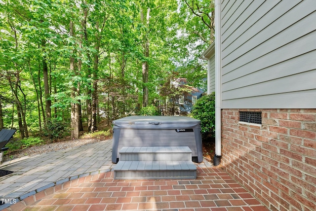 exterior view of a jacuzzi