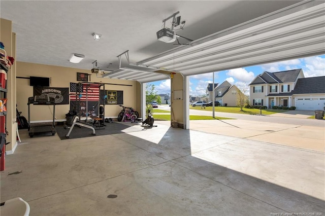 4258 Cherry Hill Ln, Fayetteville, NC 28312 - garage with a residential view and a garage door opener