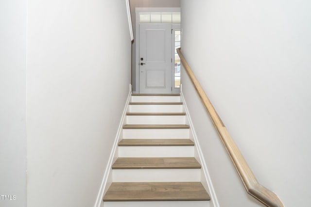 view of staircase