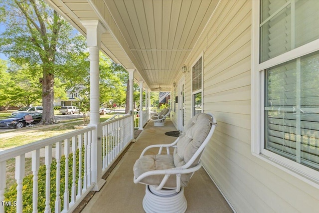 view of patio / terrace featuring a porch