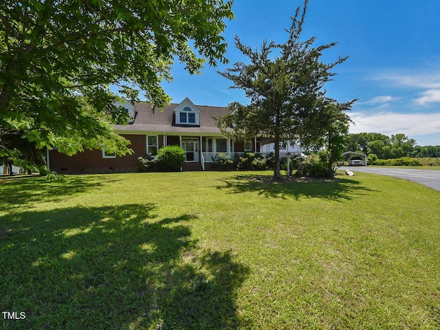 2371 NC-210, Smithfield, NC 27577 - view of front facade featuring a front yard and crawl space
