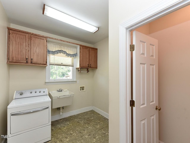 2371 NC-210, Smithfield, NC 27577 - laundry area with washer / clothes dryer, cabinet space, and baseboards