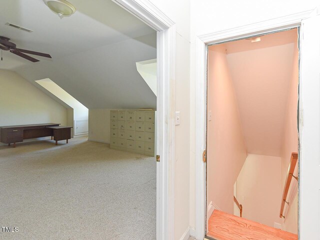 2371 NC-210, Smithfield, NC 27577 - bonus room with lofted ceiling, ceiling fan, and carpet