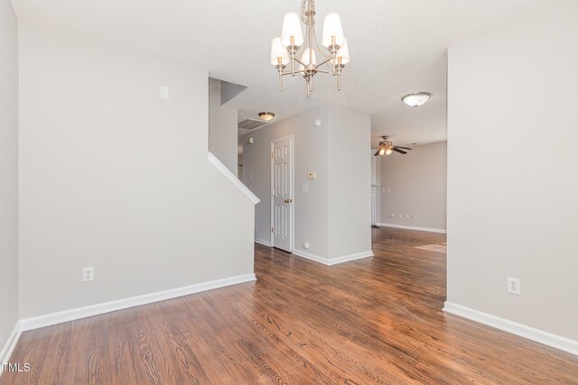 203 Downing Bluff Dr, Morrisville, NC 27560 - unfurnished room with baseboards and wood finished floors