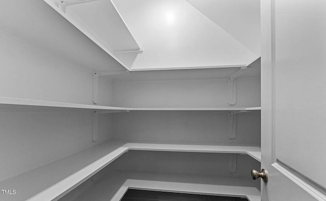 view of storage area