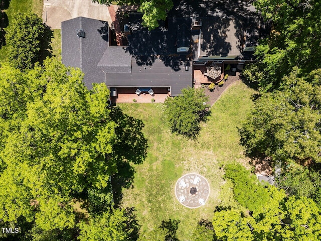 drone / aerial view