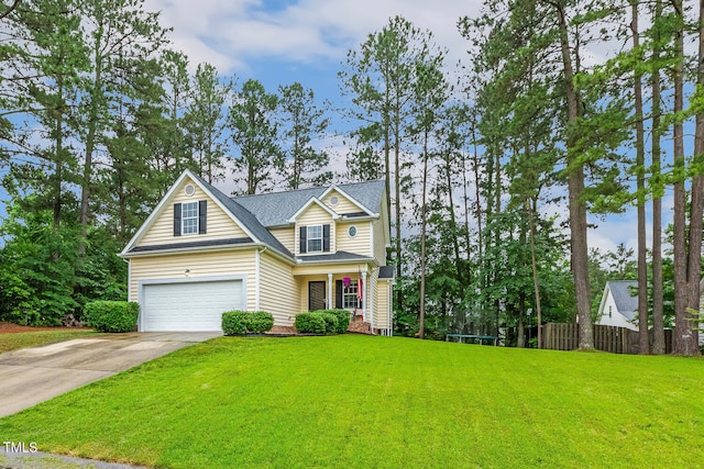 1984 Sadler Ave, Creedmoor, NC 27522 - traditional-style house with concrete driveway and an attached garage
