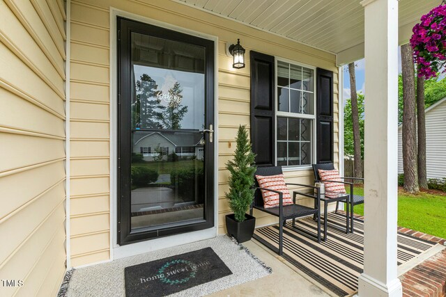 1984 Sadler Ave, Creedmoor, NC 27522 - doorway to property with covered porch