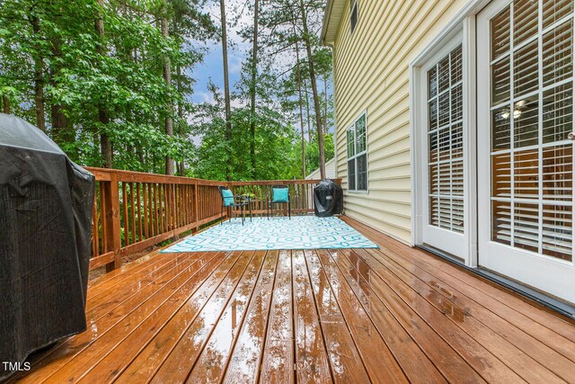 1984 Sadler Ave, Creedmoor, NC 27522 - wooden terrace featuring area for grilling