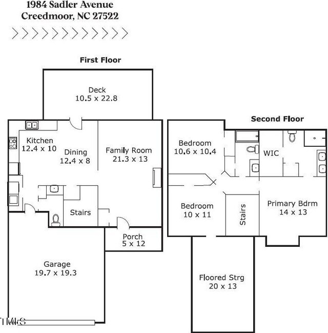 1984 Sadler Ave, Creedmoor, NC 27522 - home floor plan
