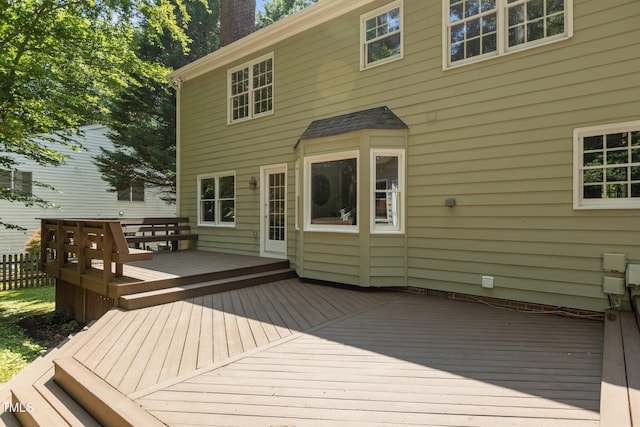 128 Cobblestone Dr, Chapel Hill, NC 27516 - view of deck