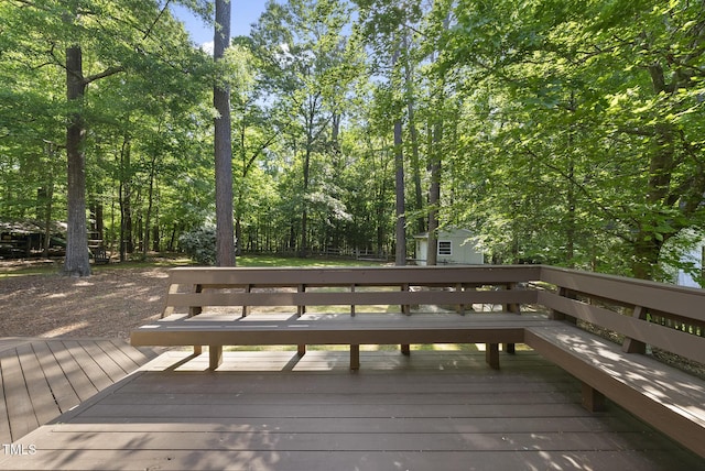 128 Cobblestone Dr, Chapel Hill, NC 27516 - view of wooden terrace