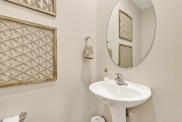 bathroom with a sink