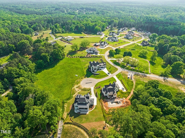 aerial view with a view of trees