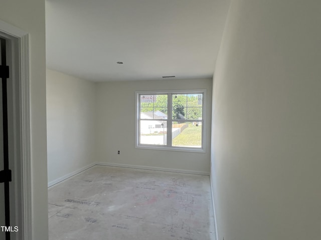 183 Pecan Valley Way, Four Oaks, NC 27524 - empty room featuring baseboards and unfinished concrete flooring