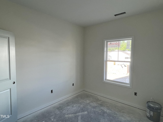 183 Pecan Valley Way, Four Oaks, NC 27524 - unfurnished room featuring unfinished concrete floors and baseboards