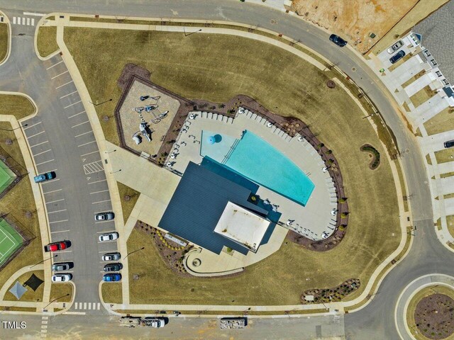 drone / aerial view