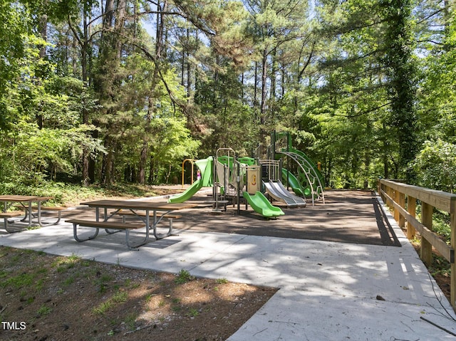 view of communal playground