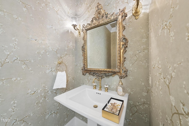 bathroom with a sink