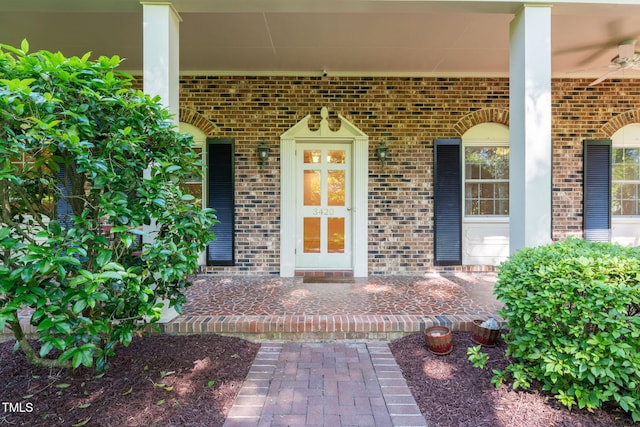 3420 Sheridan Dr, Durham, NC 27707 - view of exterior entry featuring brick siding