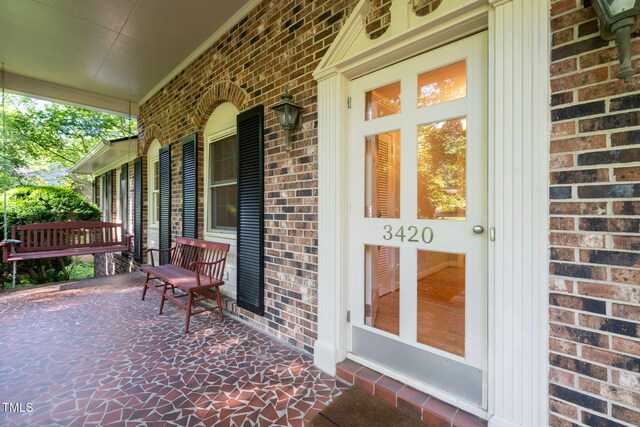 3420 Sheridan Dr, Durham, NC 27707 - view of porch