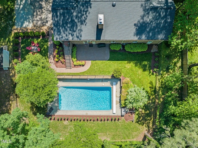 3420 Sheridan Dr, Durham, NC 27707 - view of subject property featuring a pool area