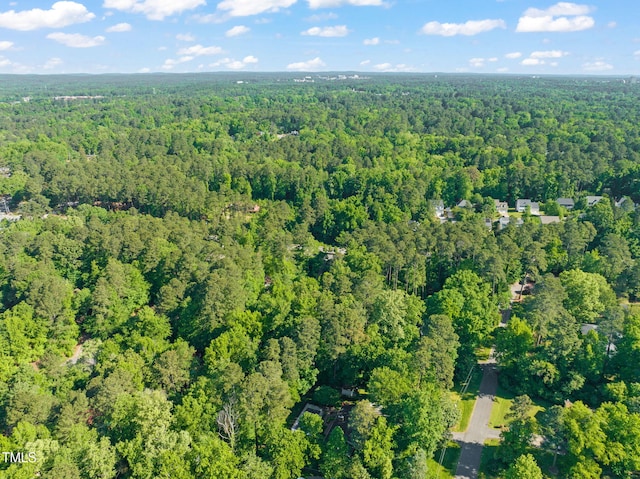 3420 Sheridan Dr, Durham, NC 27707 - aerial view of property and surrounding area featuring a forest