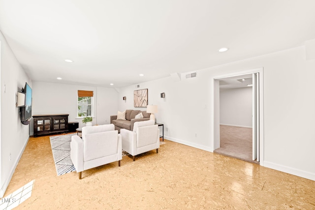 3420 Sheridan Dr, Durham, NC 27707 - living room featuring recessed lighting and baseboards