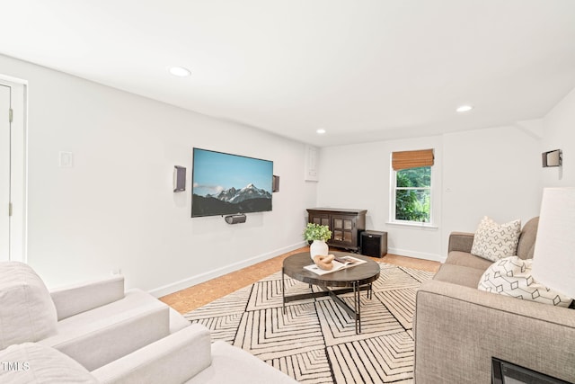 3420 Sheridan Dr, Durham, NC 27707 - living area with recessed lighting and baseboards