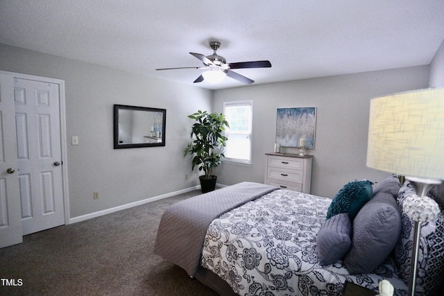 3832 Doeskin Dr, Apex, NC 27539 - carpeted bedroom featuring baseboards and a ceiling fan