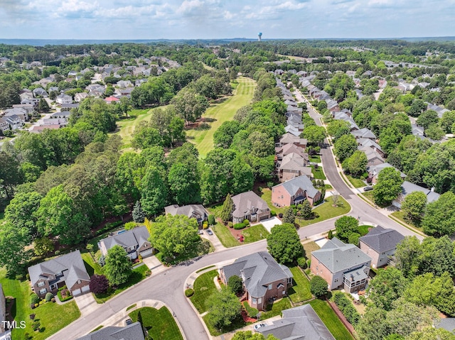 bird's eye view featuring a residential view